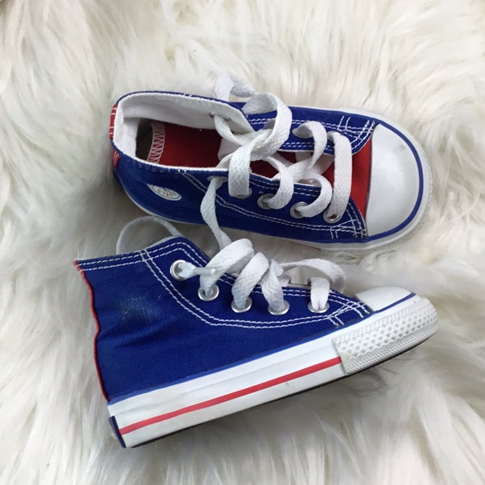 Infant Converse Blue/Red/White